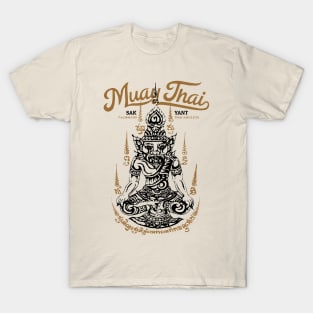 Antique Muay Thai Tattoo Hermit T-Shirt